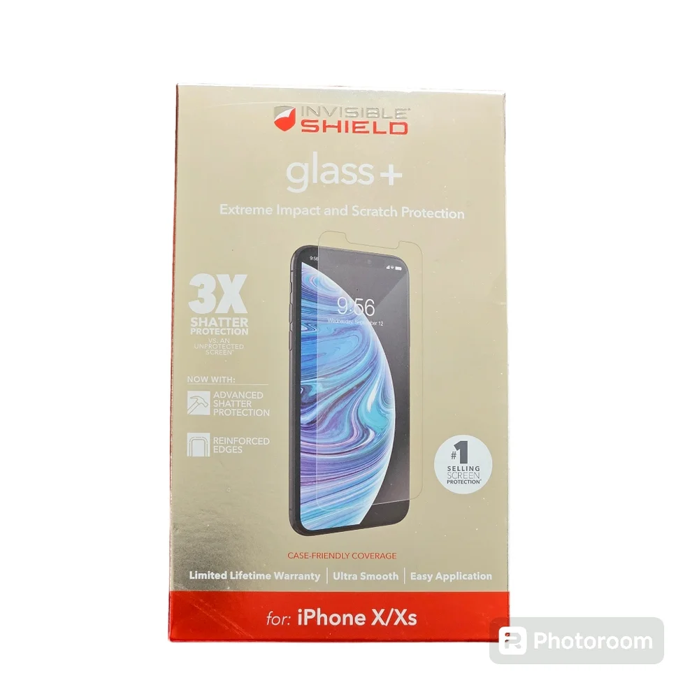 NIB iPhone X/XS Glass Screen Protector - Zagg